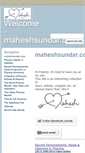 Mobile Screenshot of maheshsundar.com